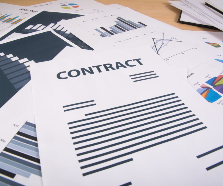 Business report. Graphs and charts.Business concept.